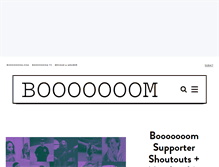 Tablet Screenshot of booooooom.com